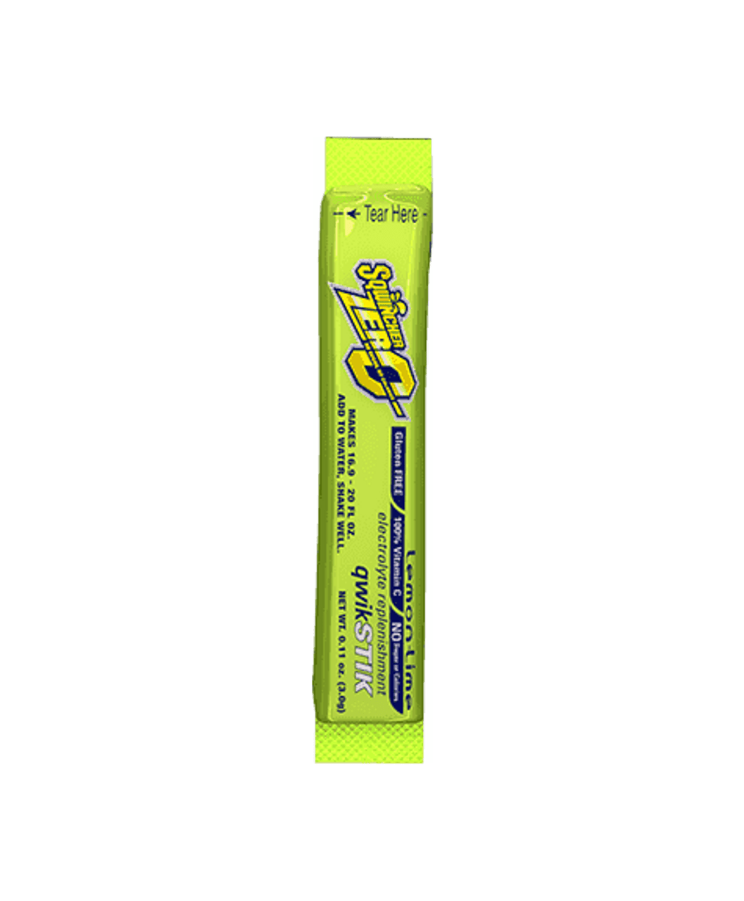 Sqwincher Stik Qwik Beverage 20Oz Yield Quik Stick Zero -1 Pack of 50