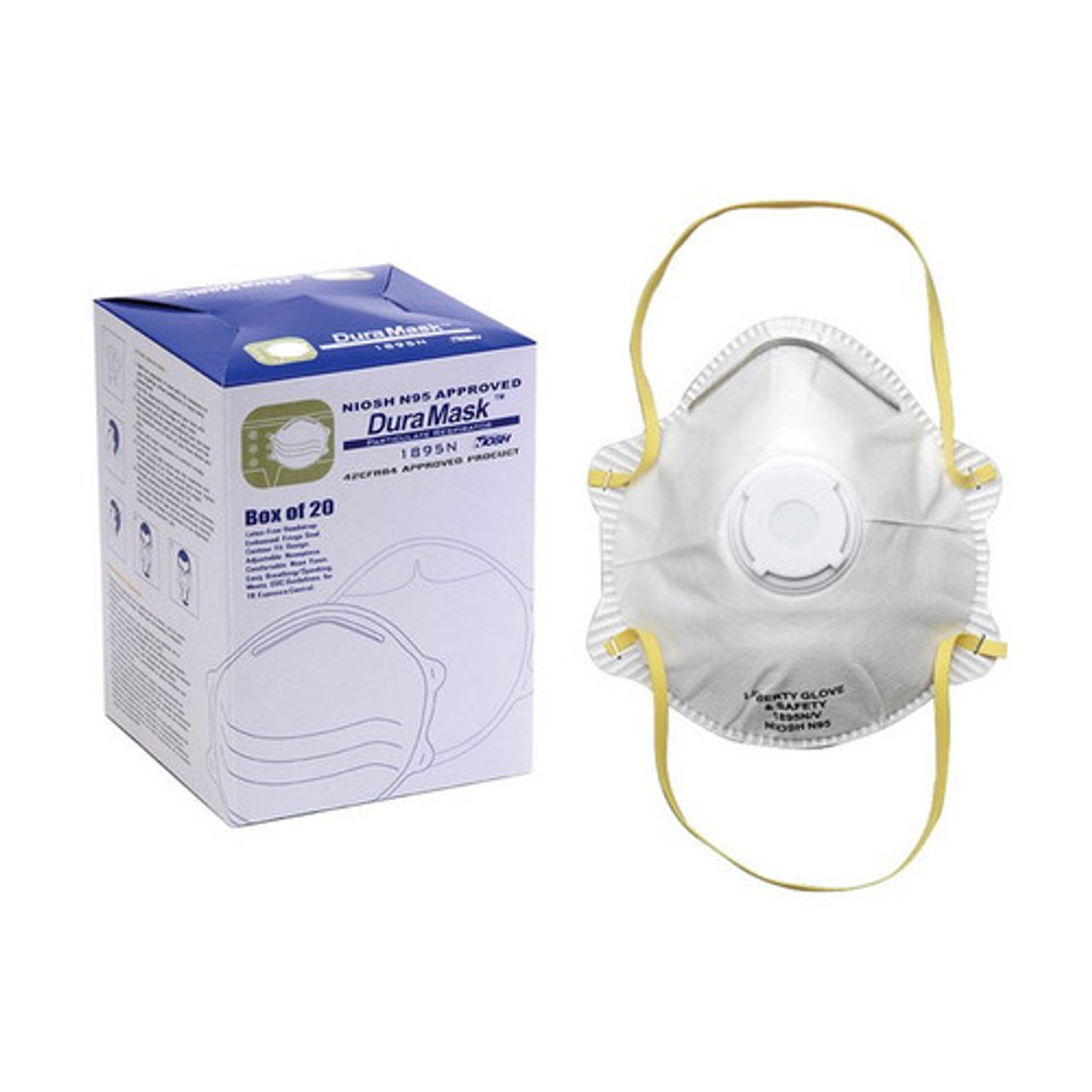 Dura Mask® N95 Particulate Respirators - Valve - Box of 10