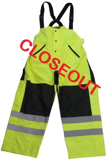 Forester 7256B Class E Hi-Vis Rain Bibs / Rain Pants