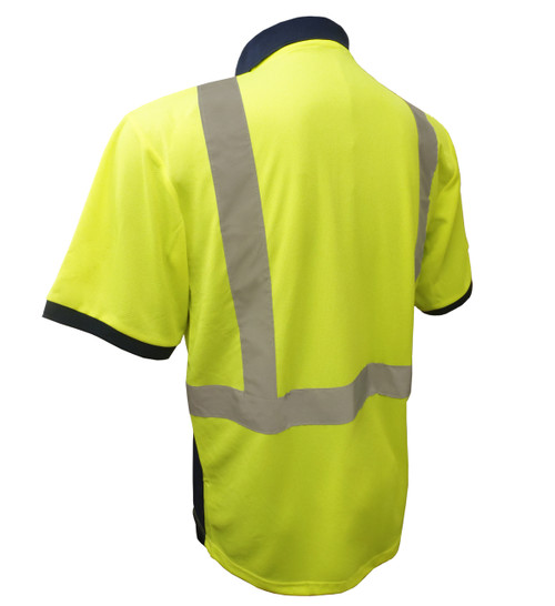 Reflective Apparel Safety Hi Vis Lime Micromesh Comfort Shirt ANSI 2 —  Safety Vests and More