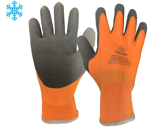 Blizzard Blaster- Insulated Double-Dipped  Latex Coated Water Resistance Palm  ## GS338 ##