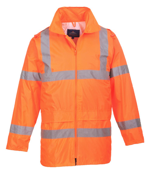 Portwest UH440ORR High Visibility Unisex Rain Jacket – WATERPROOF