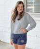 Monogrammed Fleece Rally Shorts