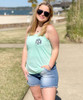 Monogrammed Bella Canvas Flowy Racerback Tank