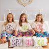 Personalized Pillowcase Vine Monogram - Choose Your Own Color
