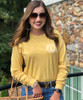 Monogrammed Comfort Colors Long Sleeve T-Shirt