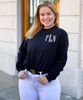 Monogrammed Long Sleeve Tee Shirt