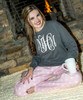 Full Monogrammed Long Sleeve Tee Shirt