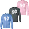 Full Monogrammed Long Sleeve Tee Shirt