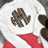 Leopard Monogram Tee