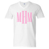 Personalized Engraved Font Graphic Tee - Choose Your Own Color