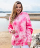 Monogrammed Tie Dye Crosswind 1/4 Zip Sweatshirt