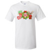 Monogrammed Joy Wreath Graphic Tee Shirt