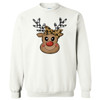 Leopard And Plaid Reindeer Face Graphic T-Shirt