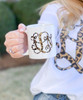 Monogrammed Leopard Coffee Mug