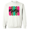 Mama Leopard Brush Strokes Graphic Tee Shirt