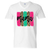 Mama Leopard Brush Strokes Graphic Tee Shirt