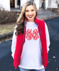 Monogrammed Valentine Print Graphic Tee