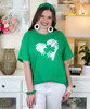 heart shamrock tee