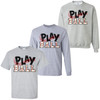 Baseball Play Ball T-Shirt - Sport Grey