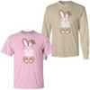Monogrammed Leopard Bunny Ears And Feet T-Shirt