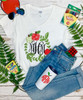 Monogrammed Apple Wreath Graphic Tee