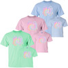 Mommy And Me Tie Dye Monogram Shirt