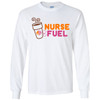Monogrammed Nurse Fuel Orange And Pink Graphic Tee