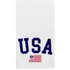 Monogrammed USA Flag Graphic Beach Towel