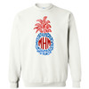 Monogrammed Patriotic Pineapple Graphic Tee