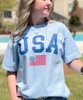 Monogrammed USA Flag Shirt