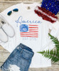 America Est 1776 Flag Graphic Tee