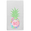 Monogrammed Lilly Pineapple Graphic Beach Towel