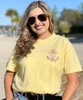 Monogrammed Lilly Anchor Comfort Colors T-Shirt