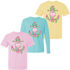 Monogrammed Large Lilly Anchor Comfort Colors T-Shirt