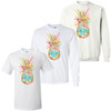 Monogrammed Girls Rainbow Pineapple Graphic Shirt