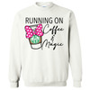 Monogrammed Running On Coffee And Magic Mouse Bow Graphic Tee - Choose Your Design