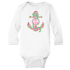 Monogrammed Infant Lilly Anchor Graphic Shirt