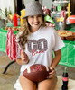 Go Bama Houndstooth Graphic Tee Shirt