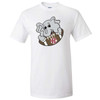 Boys Monogrammed Elephant With Football Graphic Tee Shirt