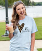 Be Kind Leopard Heart Graphic Shirt