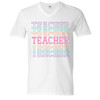 Stacked Teacher Graphic Tee Shirt