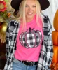 Black And White Plaid Pumpkin Shirt