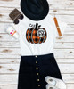 Black And Orange Plaid Pumpkin Shirt