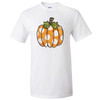 Polka Dot Pumpkin Graphic Shirt - White