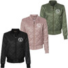 Monogrammed Quilted Bomber Jacket