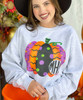 Monogrammed Halloween Pumpkin Graphic Tee Shirt