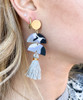 Blowing In The Wind Geometric Tassel Dangling Earrings