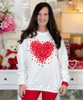 Valentine 3D Heart Sweatshirt