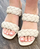 Heaven Casual Braided Heel - Beige